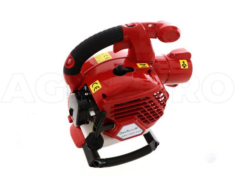 GeoTech BBV260A EVO 3-in-1 Leaf Blower - Garden Vacuum - Shredder - Euro 5 2-stroke Engine